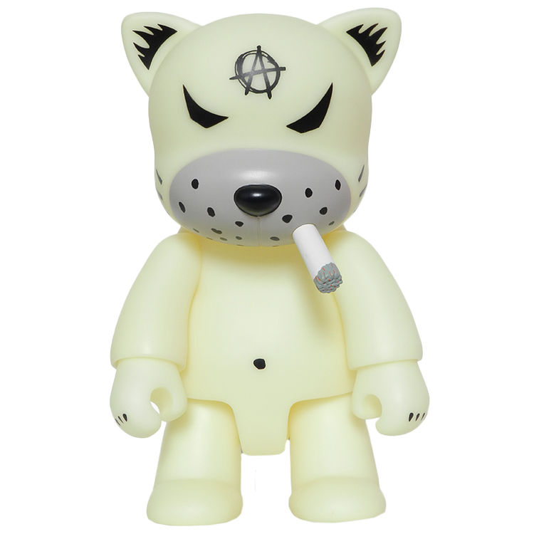 Anarchy Cat Qee 8" - GID by Frank Kozik