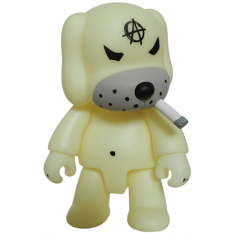 Anarchy Dog Qee 8" - GID by Frank Kozik
