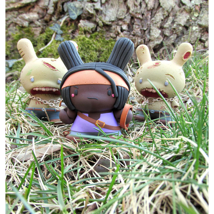 Michonne and Pet Walkers by The Bots (Jenn and Tony Bot)