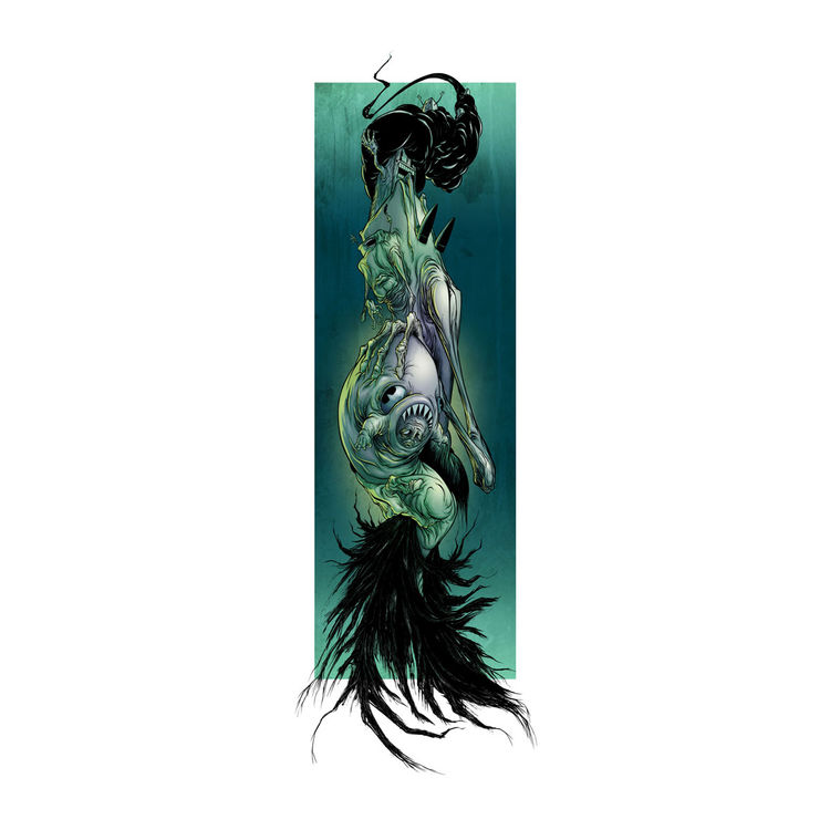 The Totem Pole by Alex Pardee