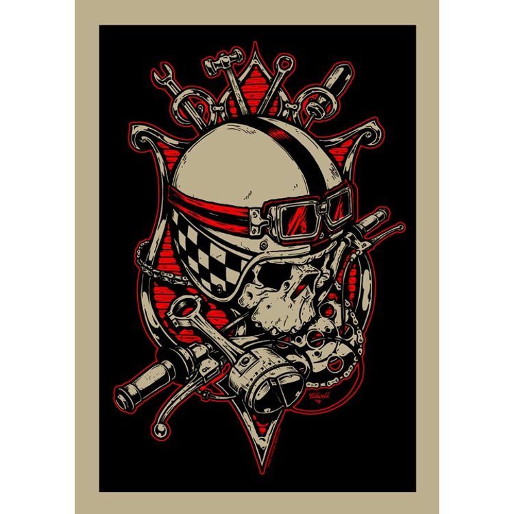 Skull Helmet by Jeral Tidwell