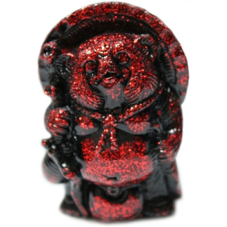 Mini Tanuki - Red Lamé by Real X Head (Mori Katsura)
