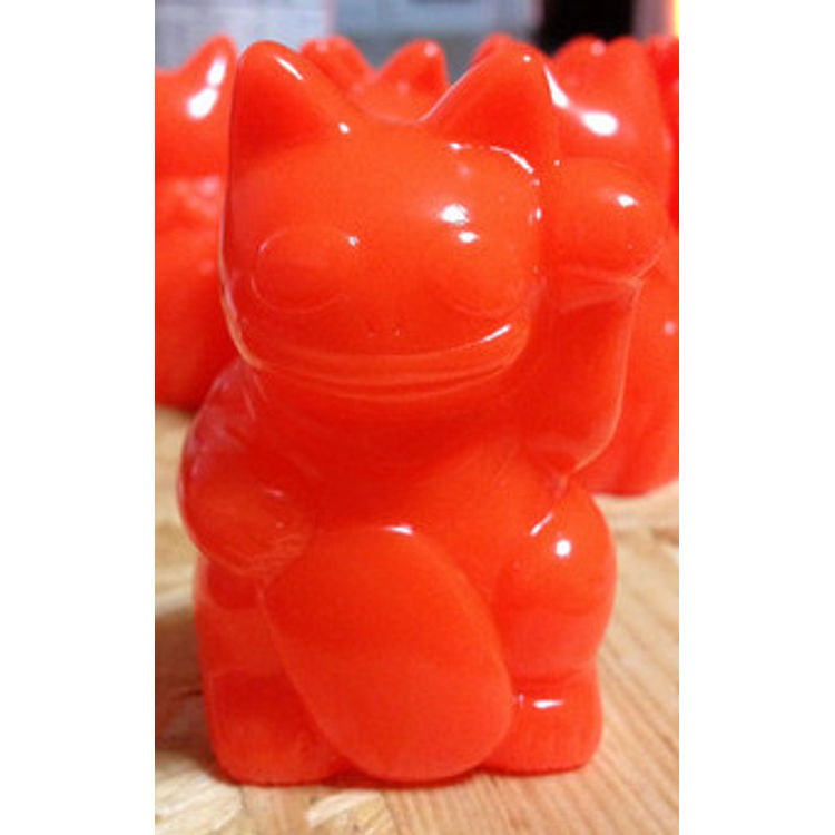 Mini Unagi Eel Cat - Unpainted Orange by Real X Head (Mori Katsura)