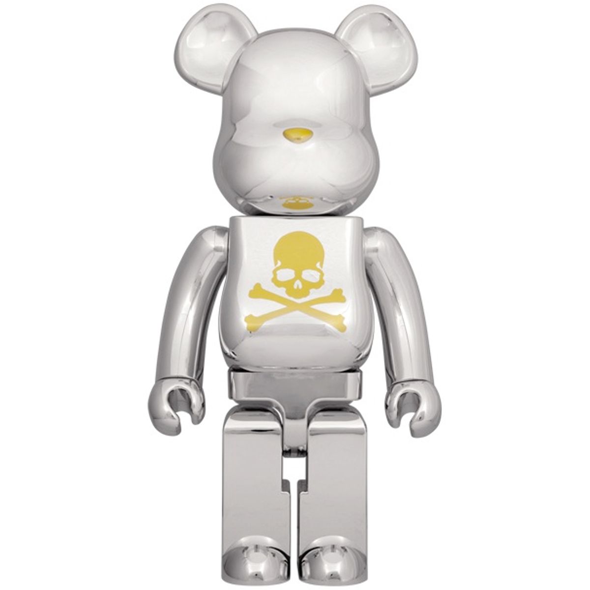 Mastermind Japan Be@rbrick - Chrome Silver 1000%
