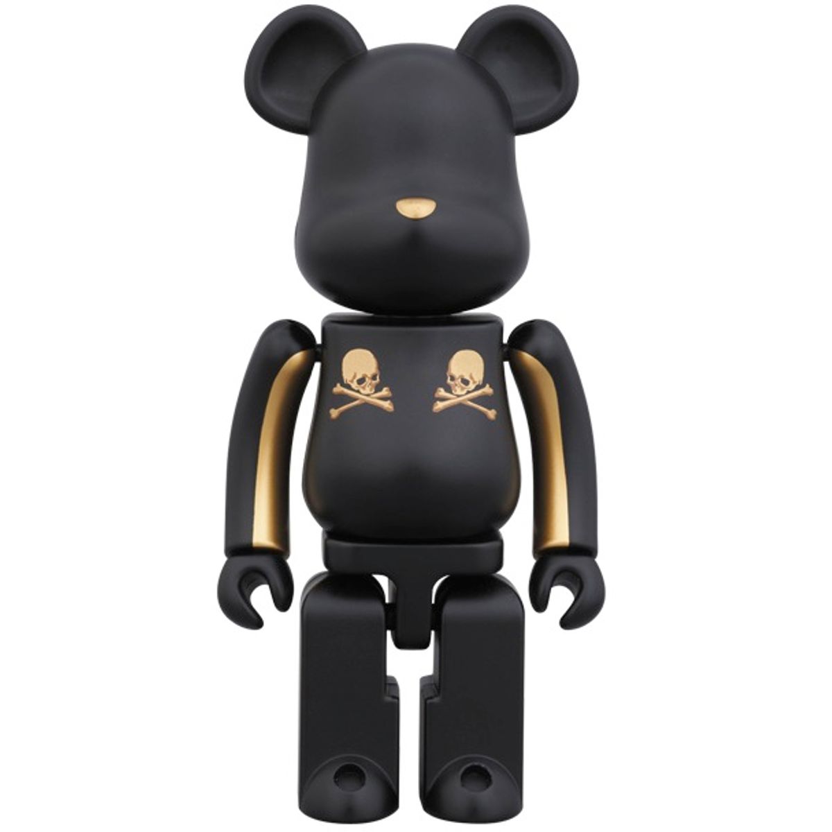 Mastermind Japan Be@rbrick - Stripe Gold (100%)