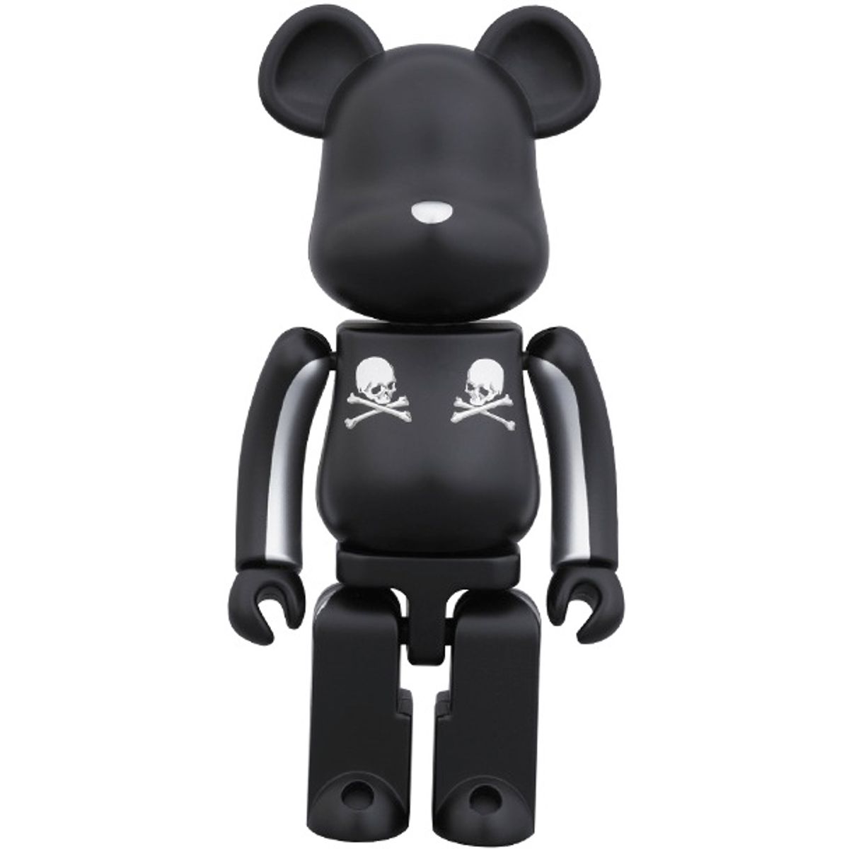 Mastermind Japan Be@rbrick - Stripe Silver (100%)