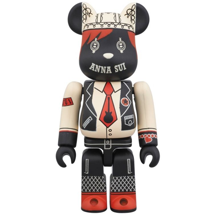 100% Red & Beige Anna Sui Be@rbrick by Anna Sui