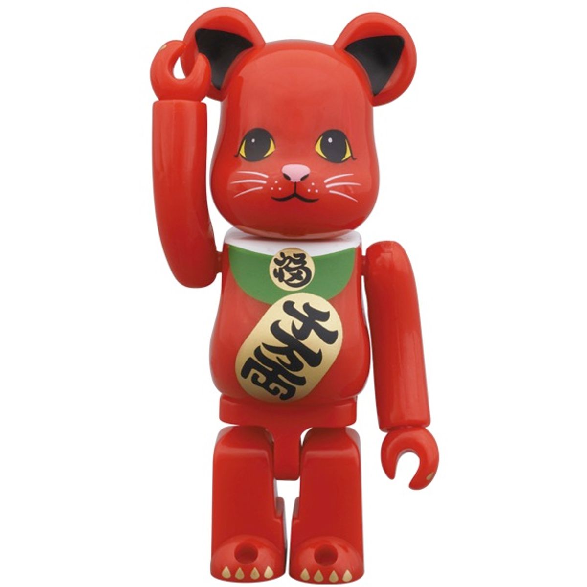 100% Red Maneki Neko Be@rbrick