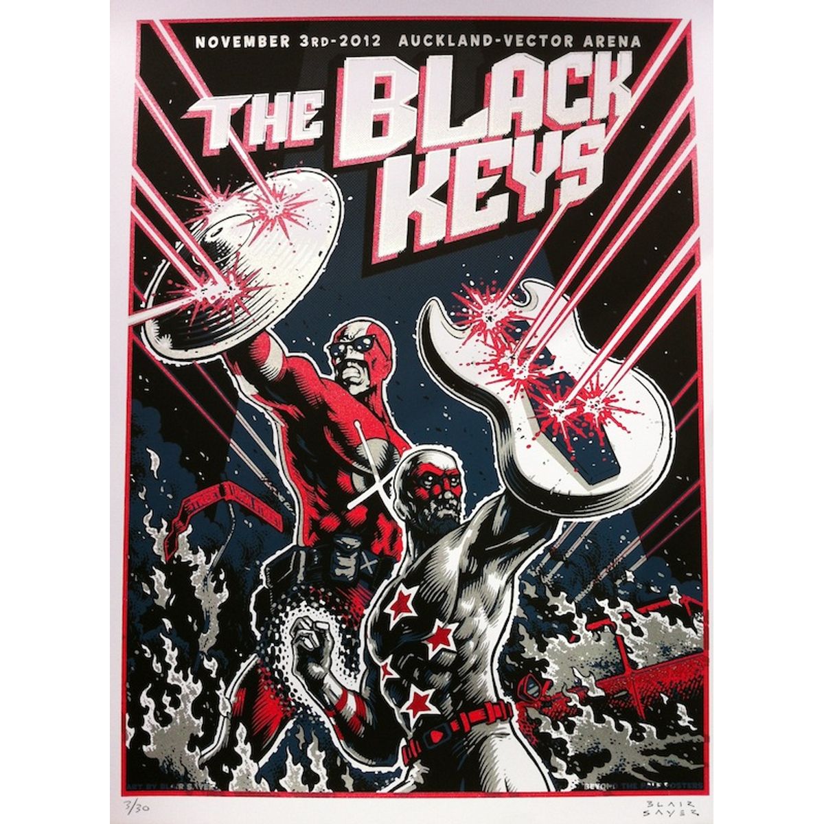 The Black Keys – Auckland 2013 (Silver Variant)