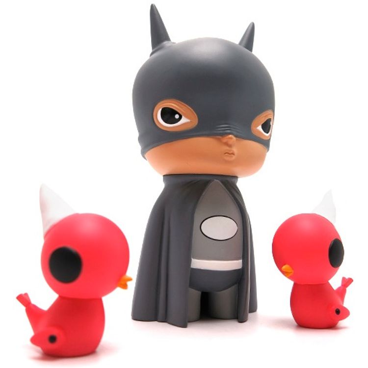 Oliver the Batboy - Grey by Kathie Olivas
