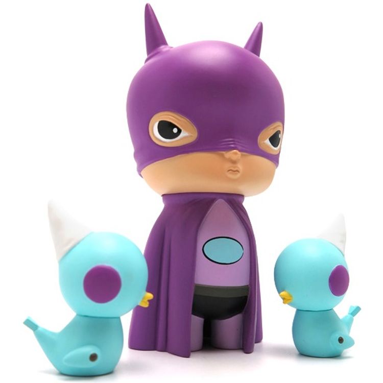 Oliver the Bat Boy - Purple by Kathie Olivas