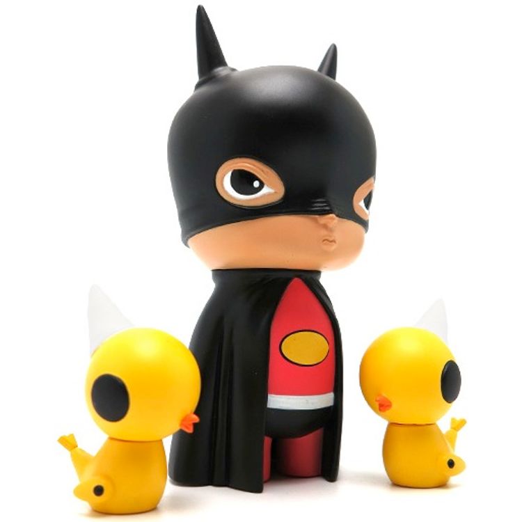 Oliver the Bat Boy - Red by Kathie Olivas