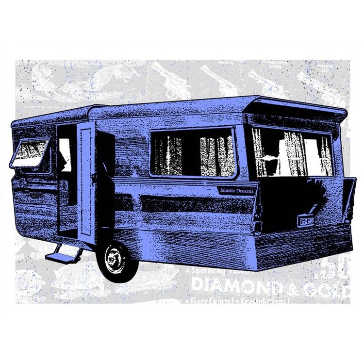She's Terribly Partial to the Periwinkle Blue by Lastleaf Printing