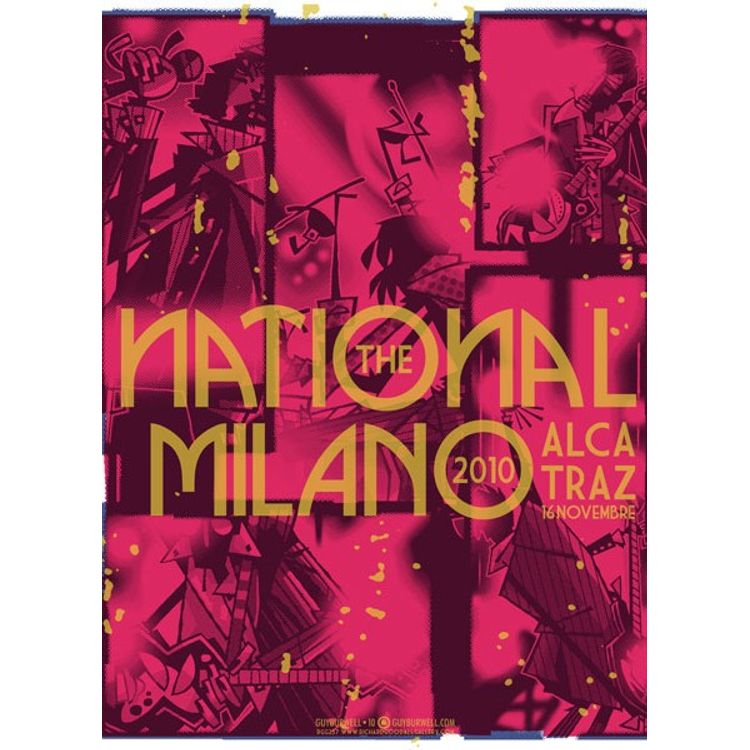 The National - Milan IT, 2010 by Guy Burwell