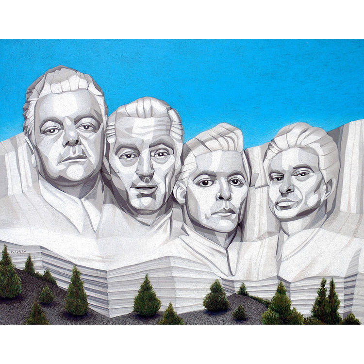 Four Fathers - Print by Andrew Spear