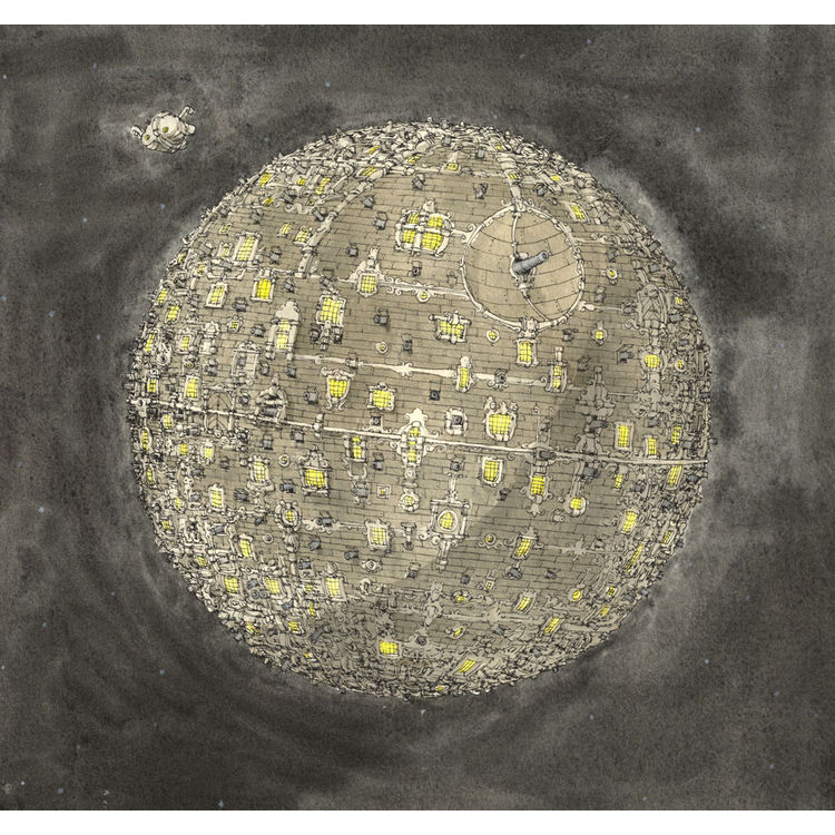 Baroque Death Star by Mattias Adolfsson