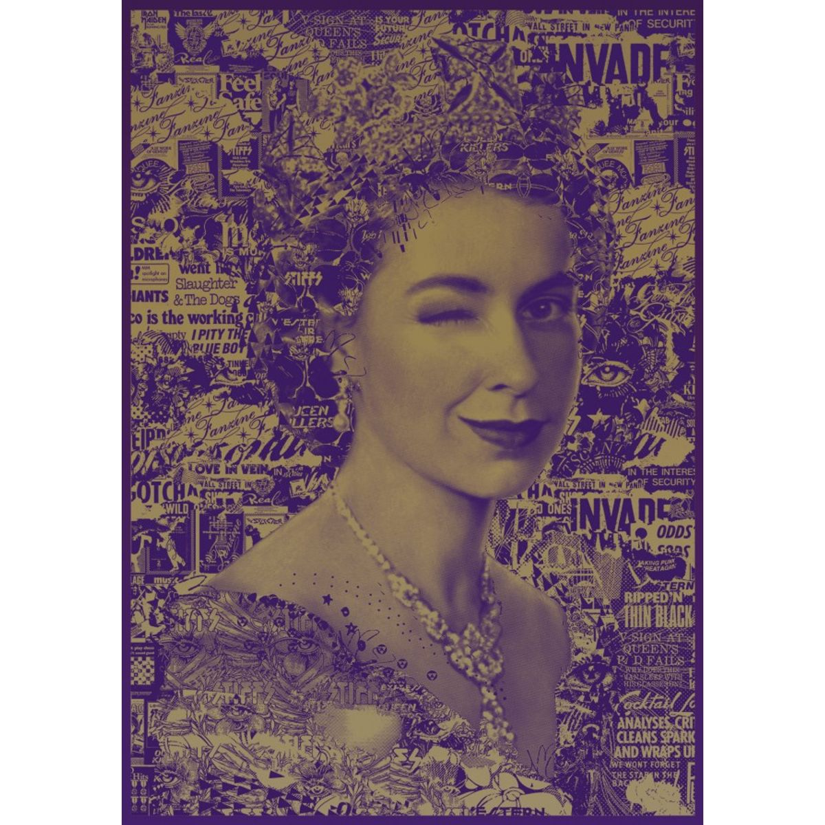 Let It Reign - Purple/Gold