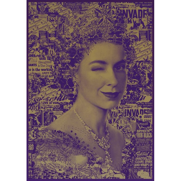 Let It Reign - Purple/Gold by Prefab77