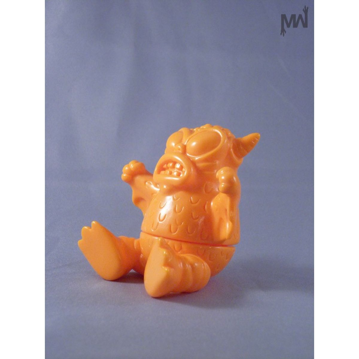 Sitting Mini Greasebat -  Creamsicle Orange