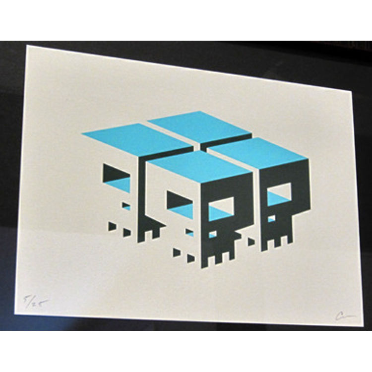 Ice Sqube Print by Ferg