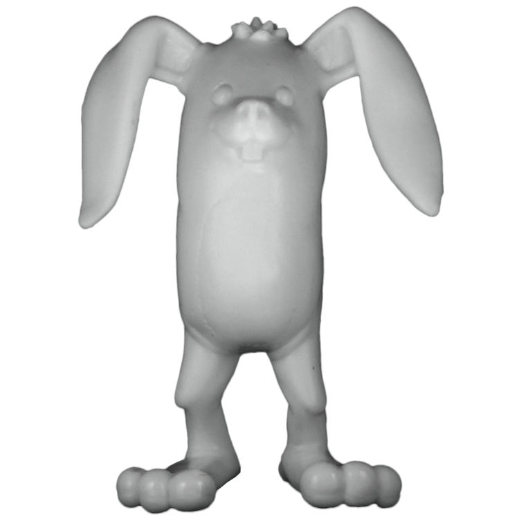 Bunnywith Um Nothing? - White by Alex Pardee