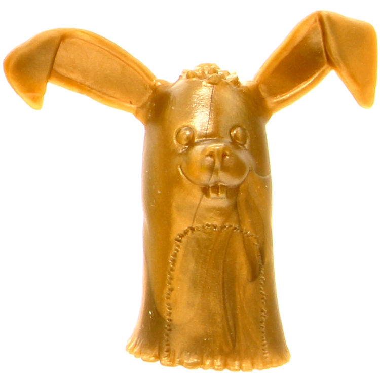 Bunnywith No Legs - Gold by Alex Pardee