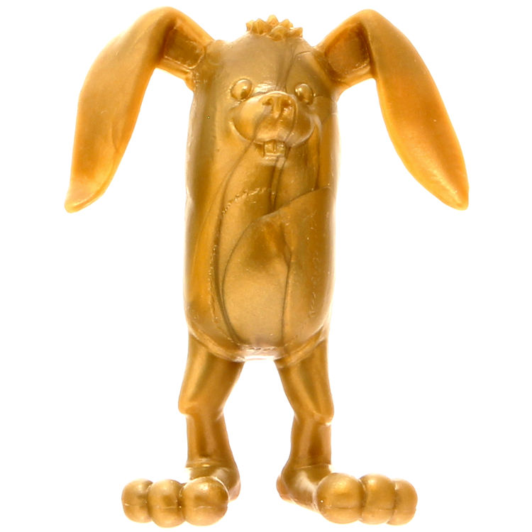 Bunnywith Um Nothing? - Gold by Alex Pardee