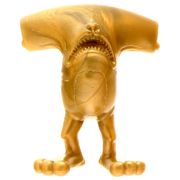 Bunnywith Hammerhead - Gold by Alex Pardee