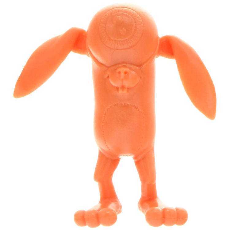 Bunnywith Mesmerizing Eye - Orange by Alex Pardee