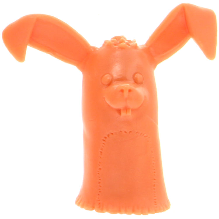 Bunnywith No Legs - Orange by Alex Pardee