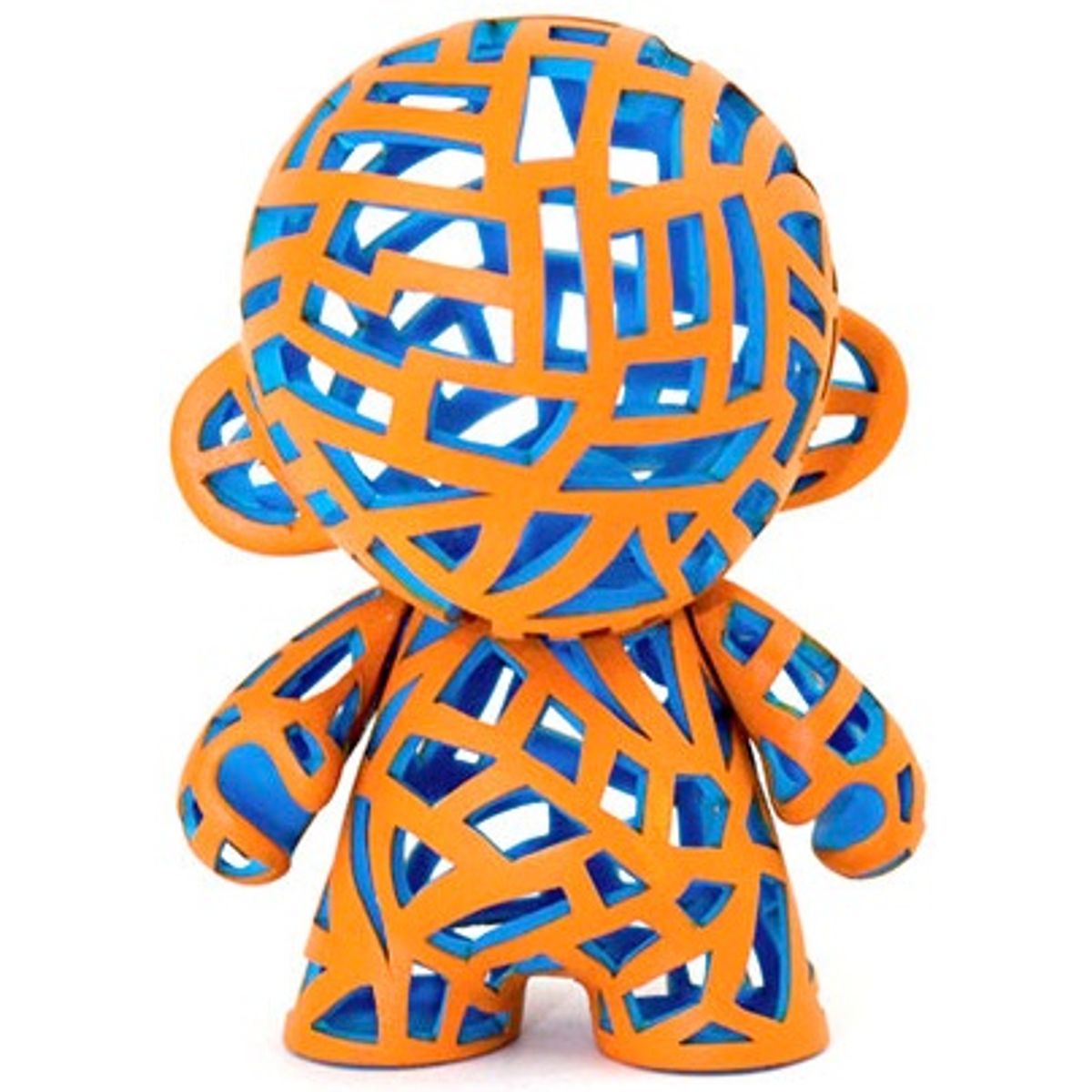 Reticulated Mini Munny - Orange/Blue