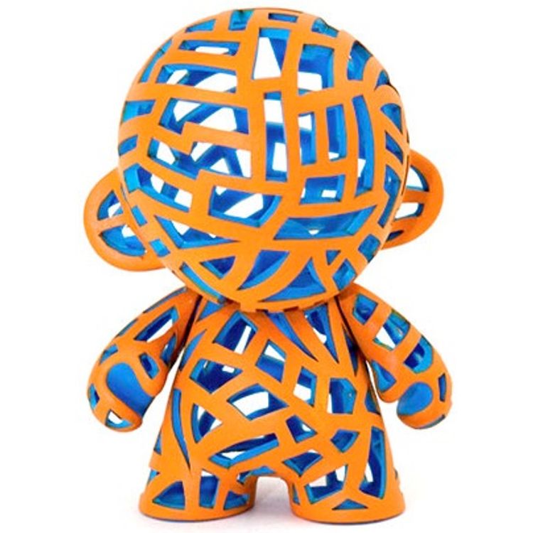 Reticulated Mini Munny - Orange/Blue by Carson Catlin