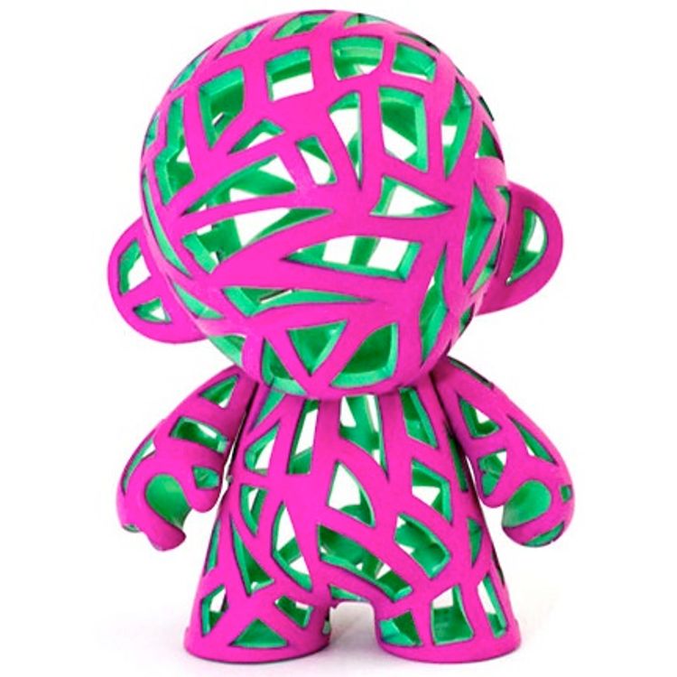 Reticulated Mini Munny - Purple/Green by Carson Catlin