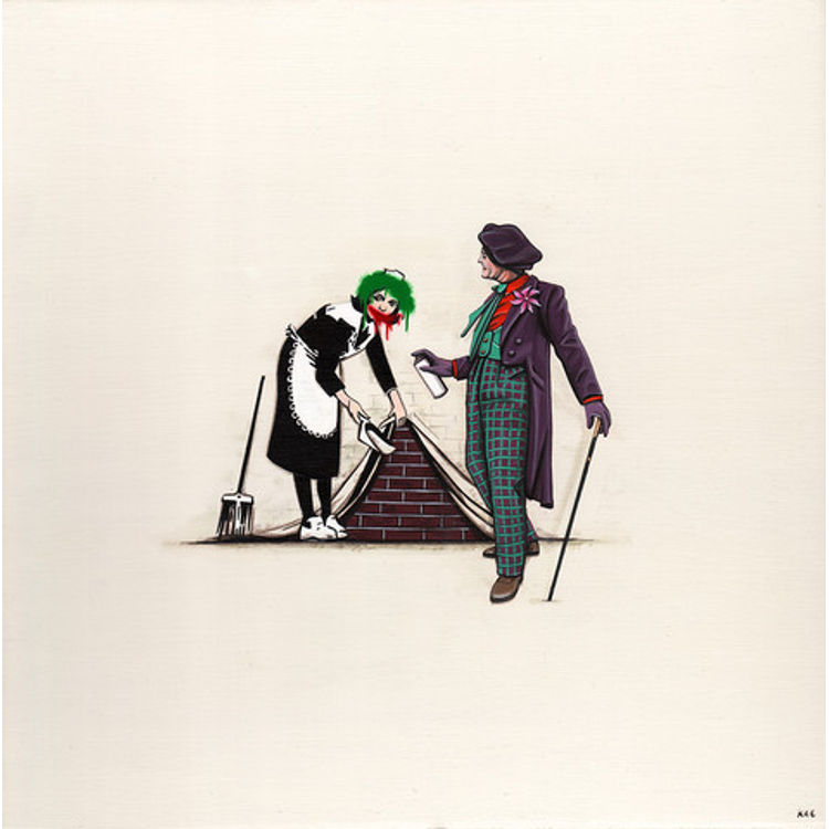 Joker Tags Over Banksy by Kiersten Essenpreis