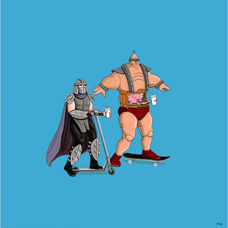 Shredder & Krang Ride by Kiersten Essenpreis