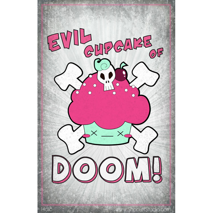 Evil Cupcake of DOOM! by Halo Seraphim