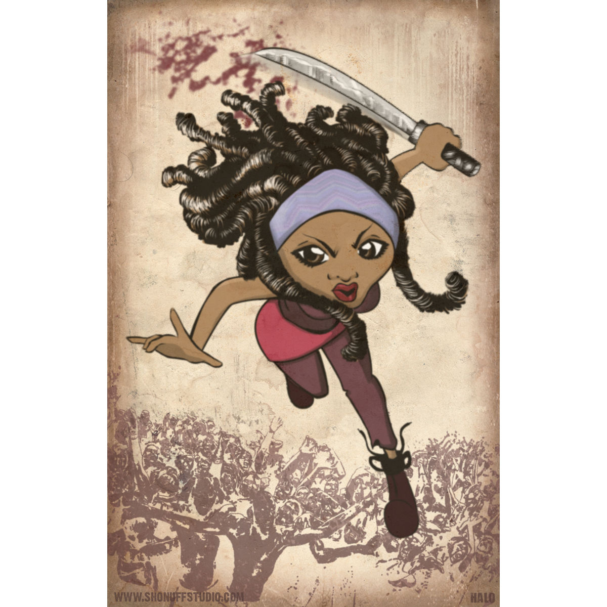 Michonne on the Hunt