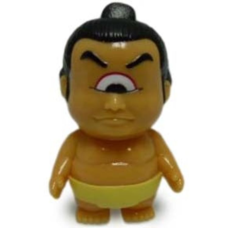 Bakenofuji - Flesh w/ Yellow Mawashi & White Eye by Real X Head (Mori Katsura)