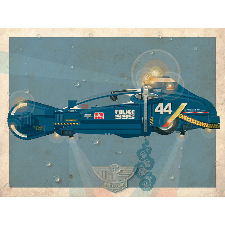 Blade Runner Police 995 Spinner by Jakob Staermose