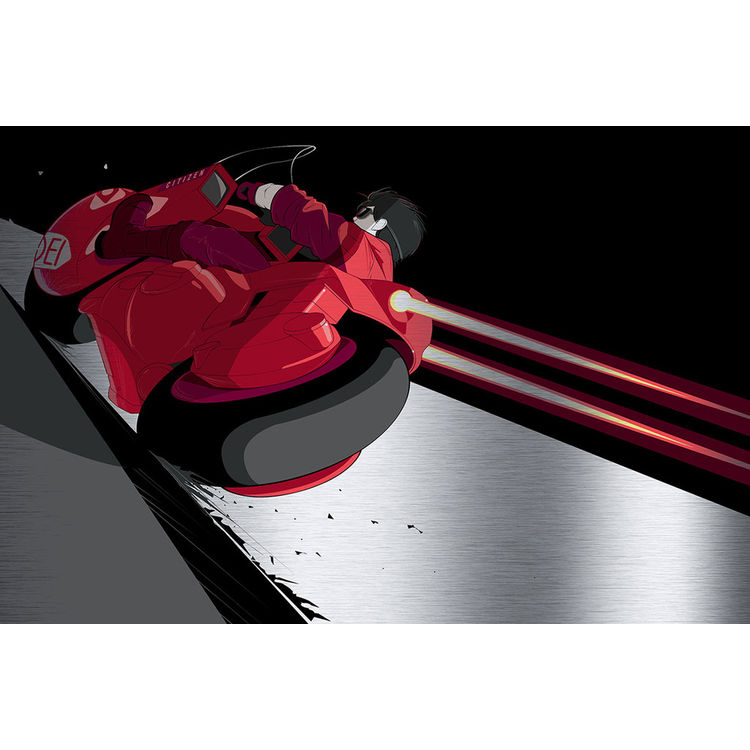 Kaneda! - Metal Variant by Craig Drake