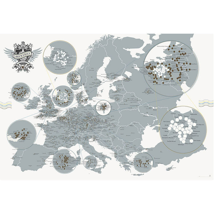 Breweries of Europe by Pop Chart Lab
