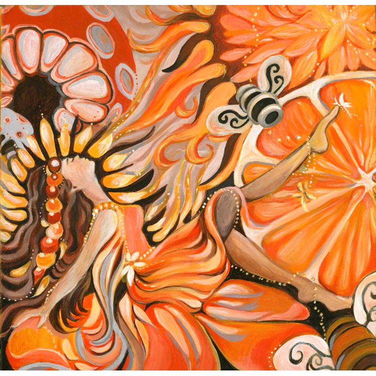 Orange Fairy by Alyson Pouls