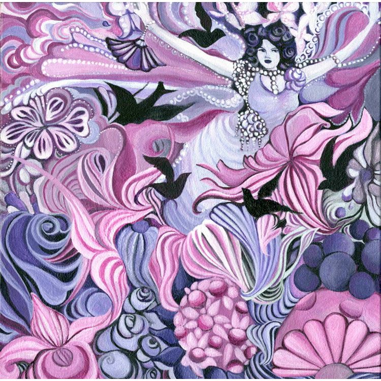 Violet Fairy by Alyson Pouls