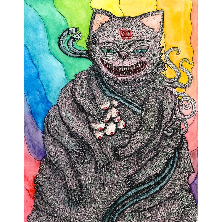 Nyan Cat Circa 2075 by Gavin Hay