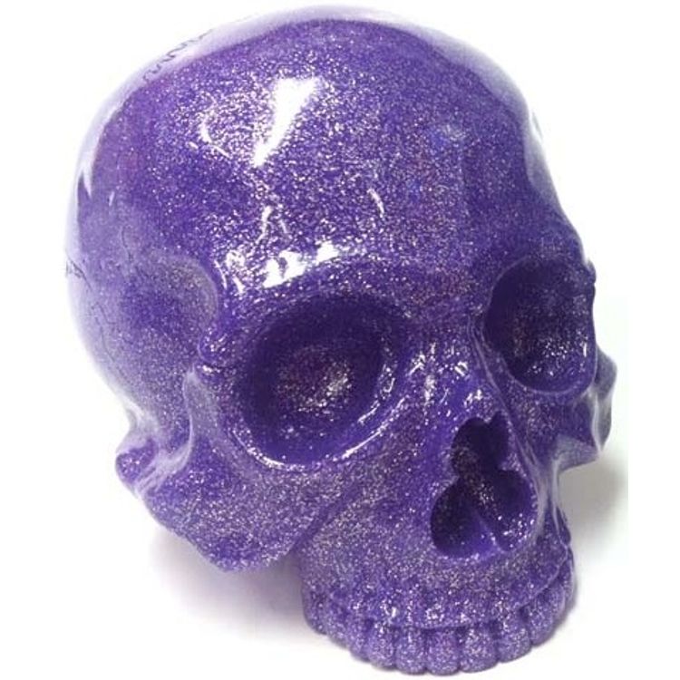 Skull Head - Purple Glitter by Secret Base