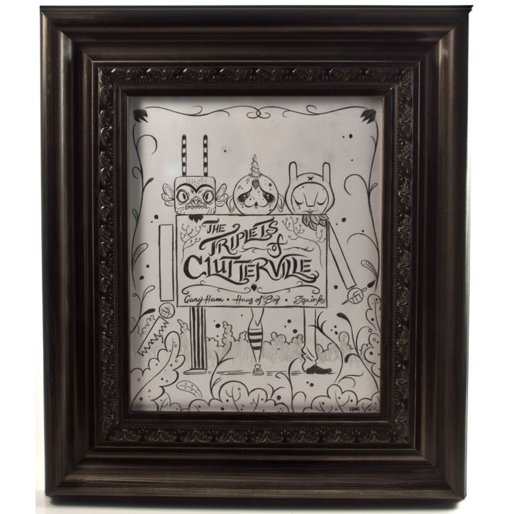 The Triplets of Clutterville Concept Sketch by Gary Ham
