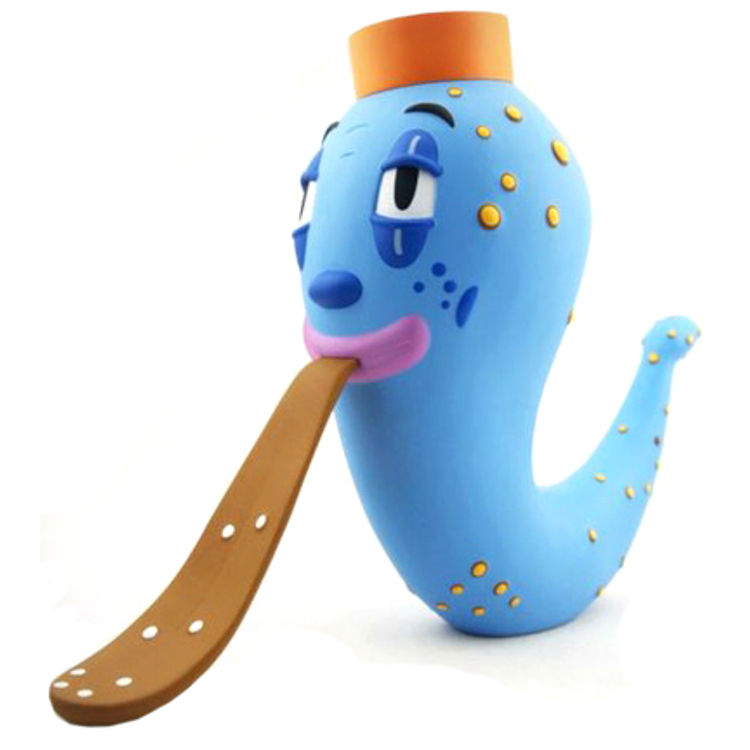 Slugilicious - Blue by Gary Baseman