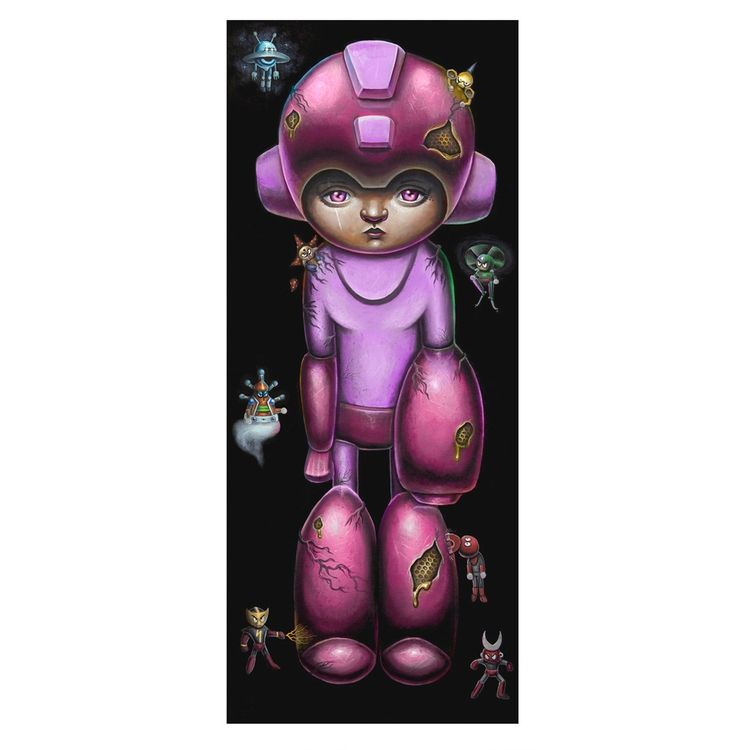 Megaman - Pink by Jordan Mendenhall