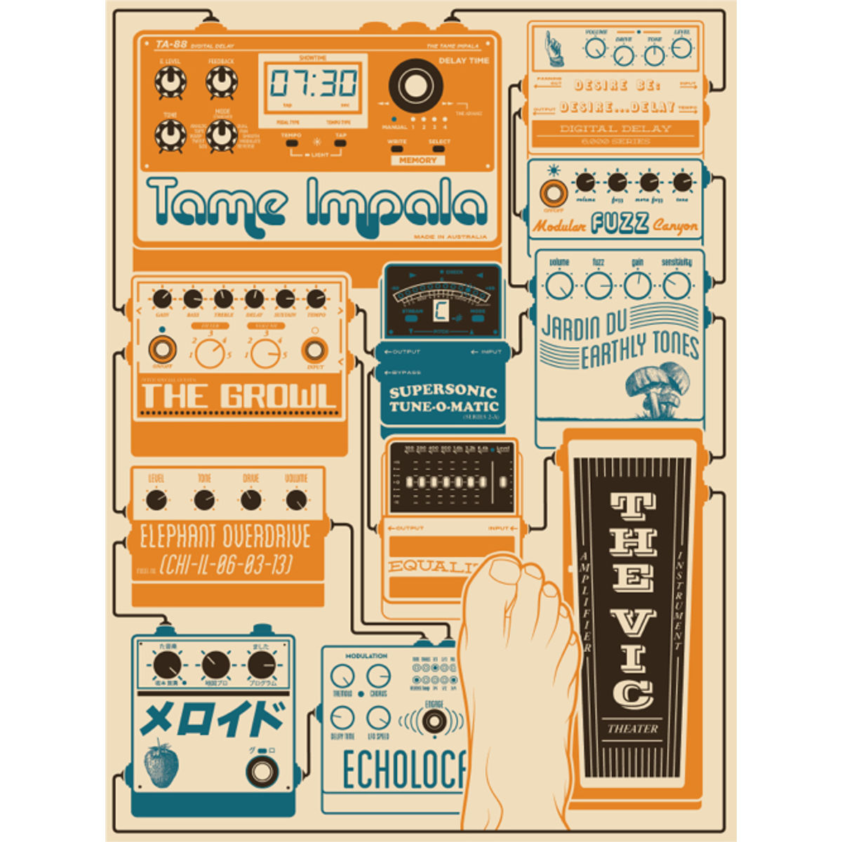 Tame Impala - Orange Variant