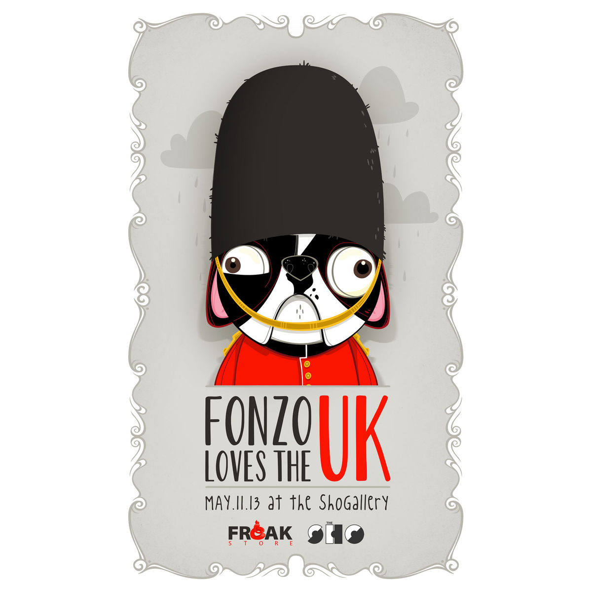 Poster ¨Fonzo Loves the UK¨